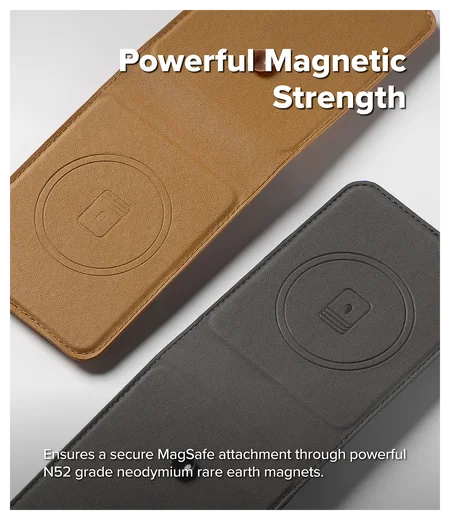 Ringke Folio Grip Wallet Magnetic Samsung Galaxy Z Flip 7 Hoesje Bruin afbeelding 4