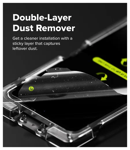 Ringke Dual Easy Pro Film Samsung Galaxy Z Flip 7 Screen Protector Jig 2-Pack afbeelding 5