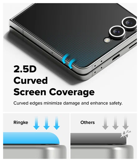 Ringke Cover Display Easy Slide Pro Samsung Z Flip 7 Screen Protector Jig 2-Pack afbeelding 10