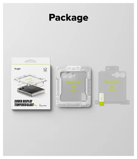 Ringke Cover Display Easy Slide Pro Samsung Z Flip 7 Screen Protector Jig 2-Pack afbeelding 14