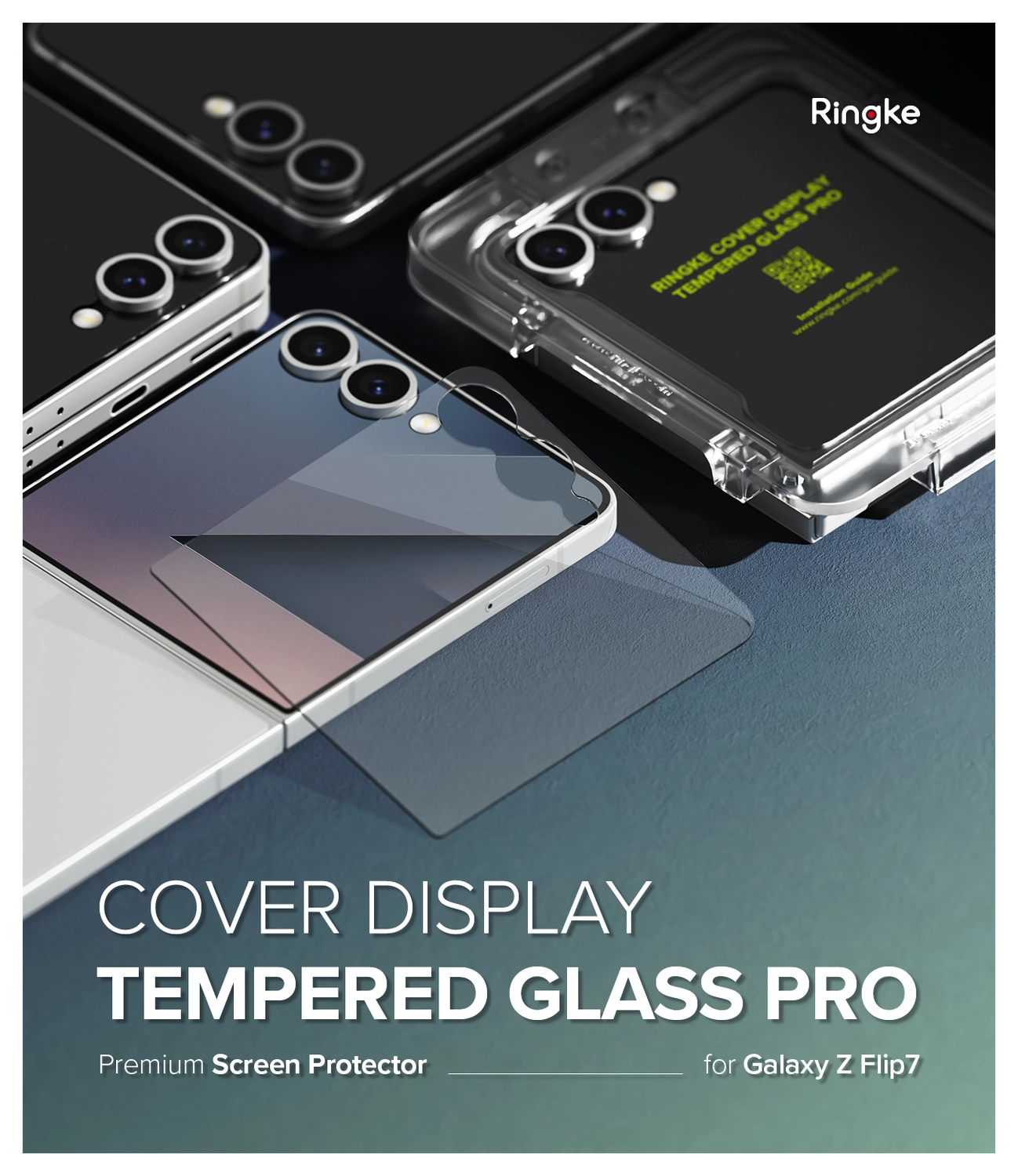 Ringke Cover Display Easy Slide Pro Samsung Z Flip 7 Screen Protector Jig 2-Pack afbeelding 15