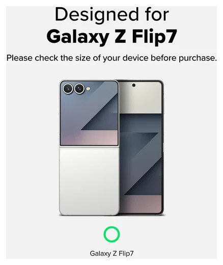 Ringke Frame Glass Samsung Galaxy Z Flip 7 Camera Protector Zwart (2-Pack) afbeelding 3