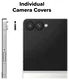 Ringke Frame Glass Samsung Galaxy Z Flip 7 Camera Protector Zwart (2-Pack) afbeelding 5