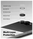 Ringke Frame Glass Samsung Galaxy Z Flip 7 Camera Protector Zwart (2-Pack) afbeelding 7