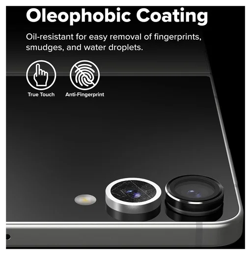 Ringke Frame Glass Samsung Galaxy Z Flip 7 Camera Protector Zwart (2-Pack) afbeelding 8