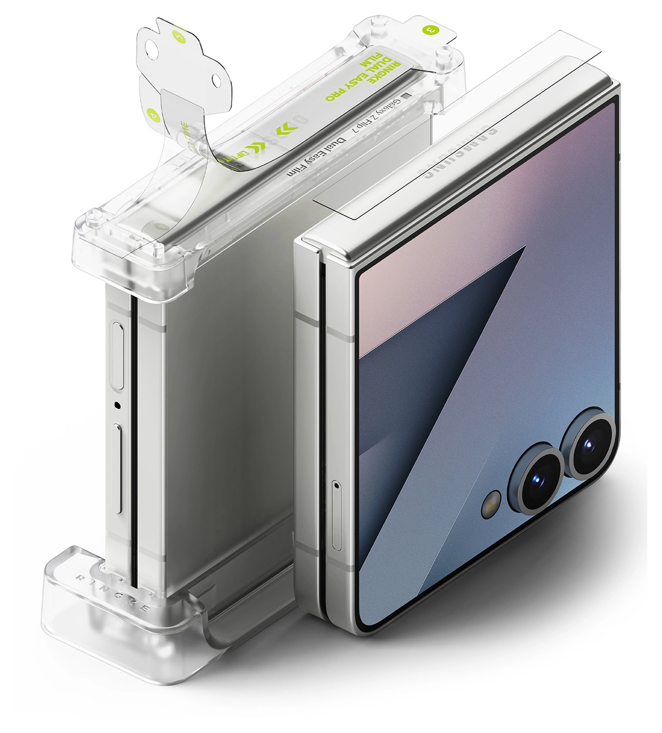 Ringke Hinge Dual Easy Pro Film Samsung Galaxy Z Flip 7 Hinge Protector (2-Pack) afbeelding 2