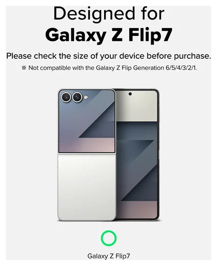 Ringke Hinge Dual Easy Pro Film Samsung Galaxy Z Flip 7 Hinge Protector (2-Pack) afbeelding 3