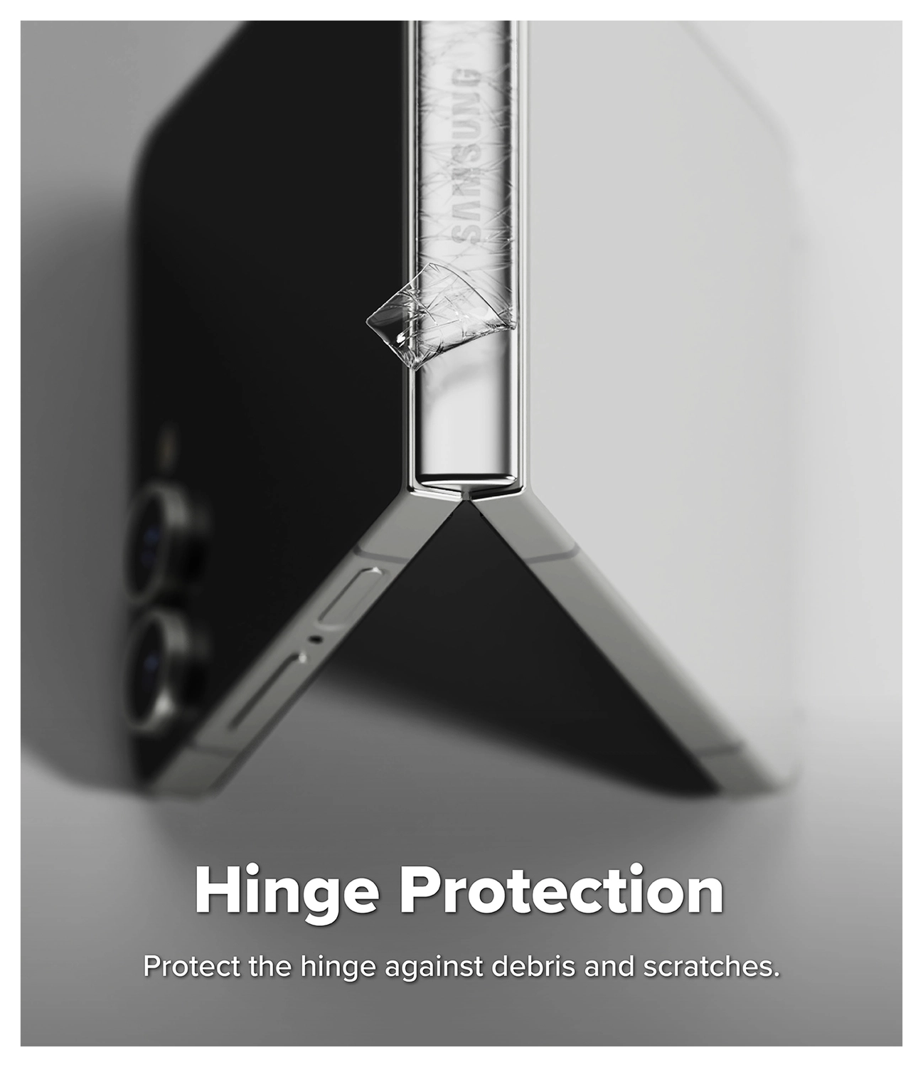 Ringke Hinge Dual Easy Pro Film Samsung Galaxy Z Flip 7 Hinge Protector (2-Pack) afbeelding 4