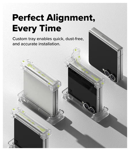 Ringke Hinge Dual Easy Pro Film Samsung Galaxy Z Flip 7 Hinge Protector (2-Pack) afbeelding 5
