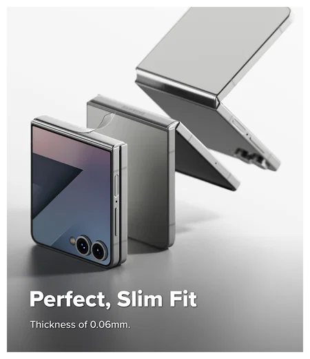 Ringke Hinge Dual Easy Pro Film Samsung Galaxy Z Flip 7 Hinge Protector (2-Pack) afbeelding 6