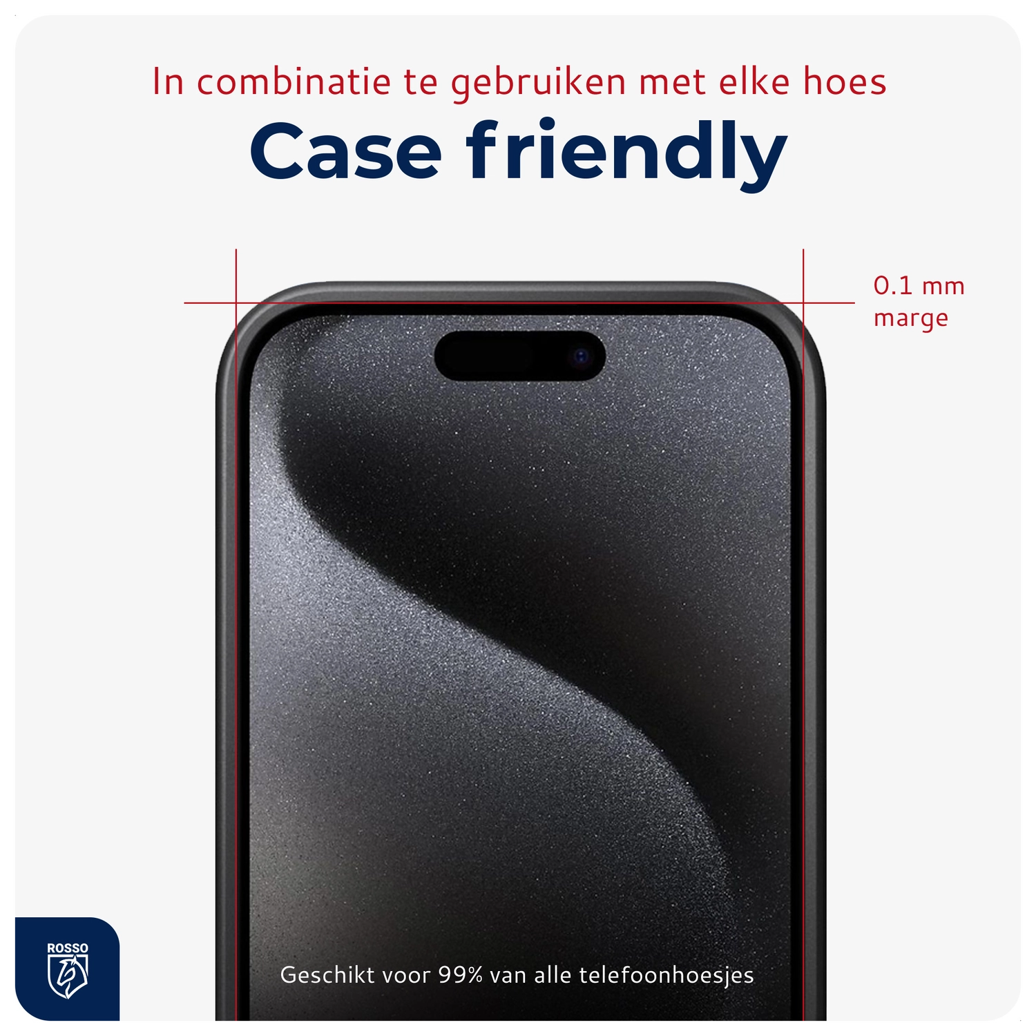 Rosso Apple iPhone 15 Pro Max Tempered Glass met Installatietray (2-Pack) afbeelding 6