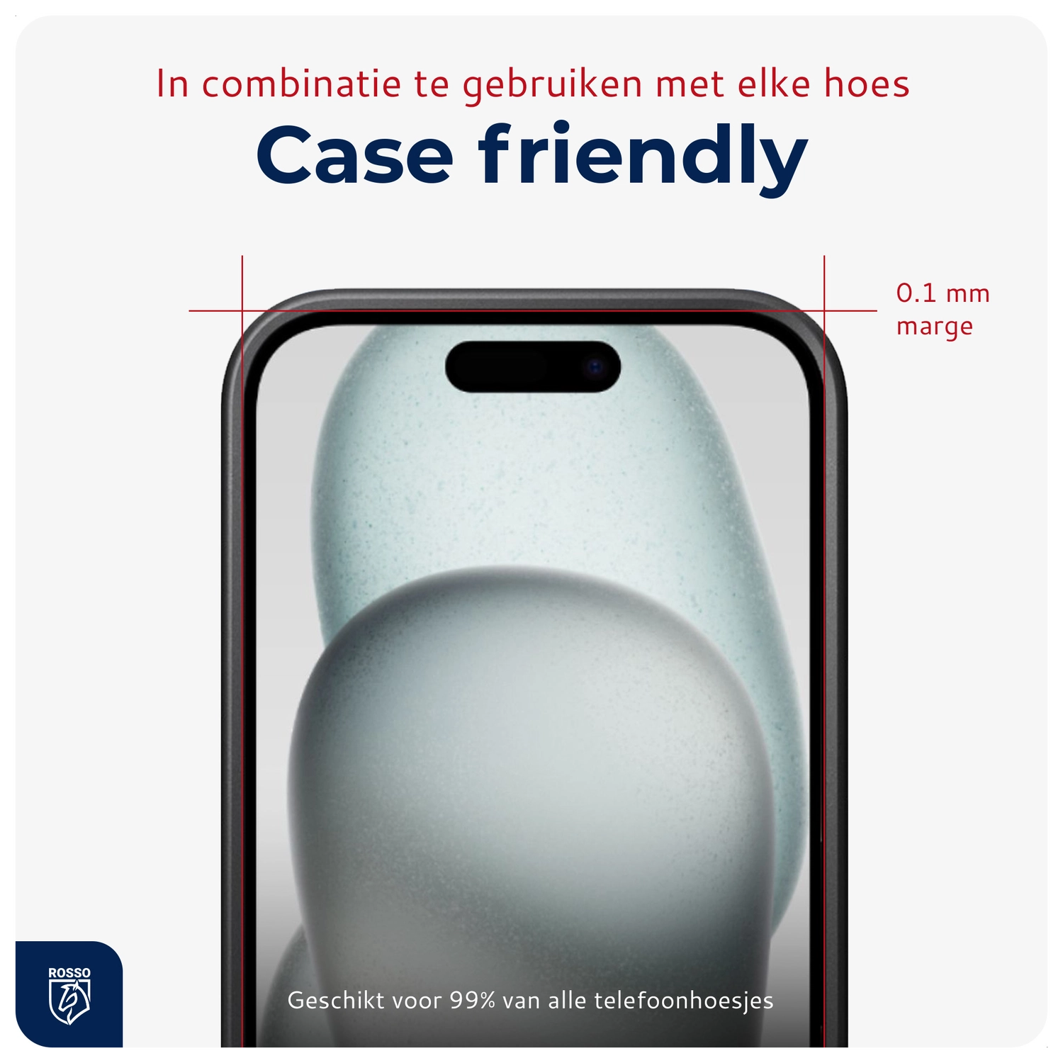 Rosso Apple iPhone 15 Tempered Glass met Installatietray (2-Pack) afbeelding 5