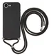 Apple iPhone 17e / 16e Hoesje met Koord en Camera Bescherming Back Cover Zwart