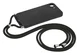 Apple iPhone 17e / 16e Hoesje met Koord en Camera Bescherming Back Cover Zwart afbeelding 6