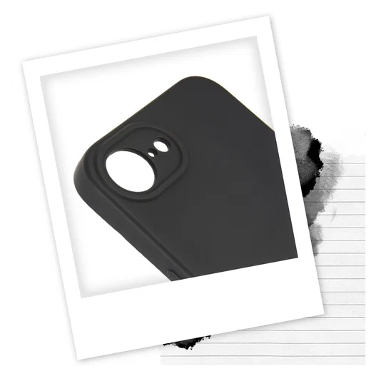 Apple iPhone 17e / 16e Hoesje met Koord en Camera Bescherming Back Cover Zwart afbeelding 2