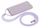 Apple iPhone 17e / 16e Hoesje met Koord en Camera Bescherming Back Cover Paars afbeelding 6