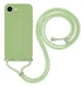 Apple iPhone 17e / 16e Hoesje met Koord en Camera Bescherming Back Cover Matcha