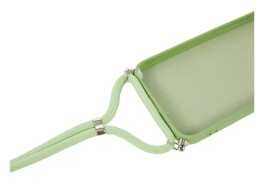 Apple iPhone 17e / 16e Hoesje met Koord en Camera Bescherming Back Cover Matcha afbeelding 8