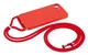 Apple iPhone 17e / 16e Hoesje met Koord en Camera Bescherming Back Cover Rood afbeelding 6