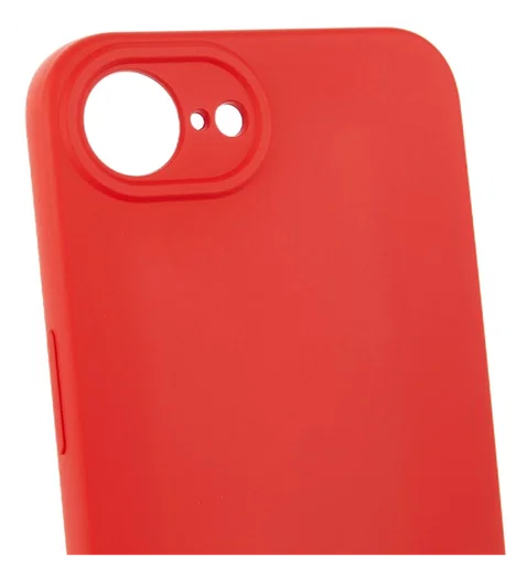 Apple iPhone 17e / 16e Hoesje met Koord en Camera Bescherming Back Cover Rood afbeelding 8