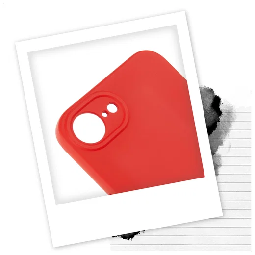 Apple iPhone 17e / 16e Hoesje met Koord en Camera Bescherming Back Cover Rood afbeelding 2