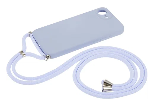 Apple iPhone 17e / 16e Hoesje met Koord en Camera Bescherming Back Cover Lichtpa afbeelding 6