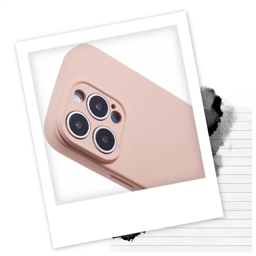 iPhone 16 Pro Max Hoesje met Koord en Camera Bescherming Back Cover Roze afbeelding 2