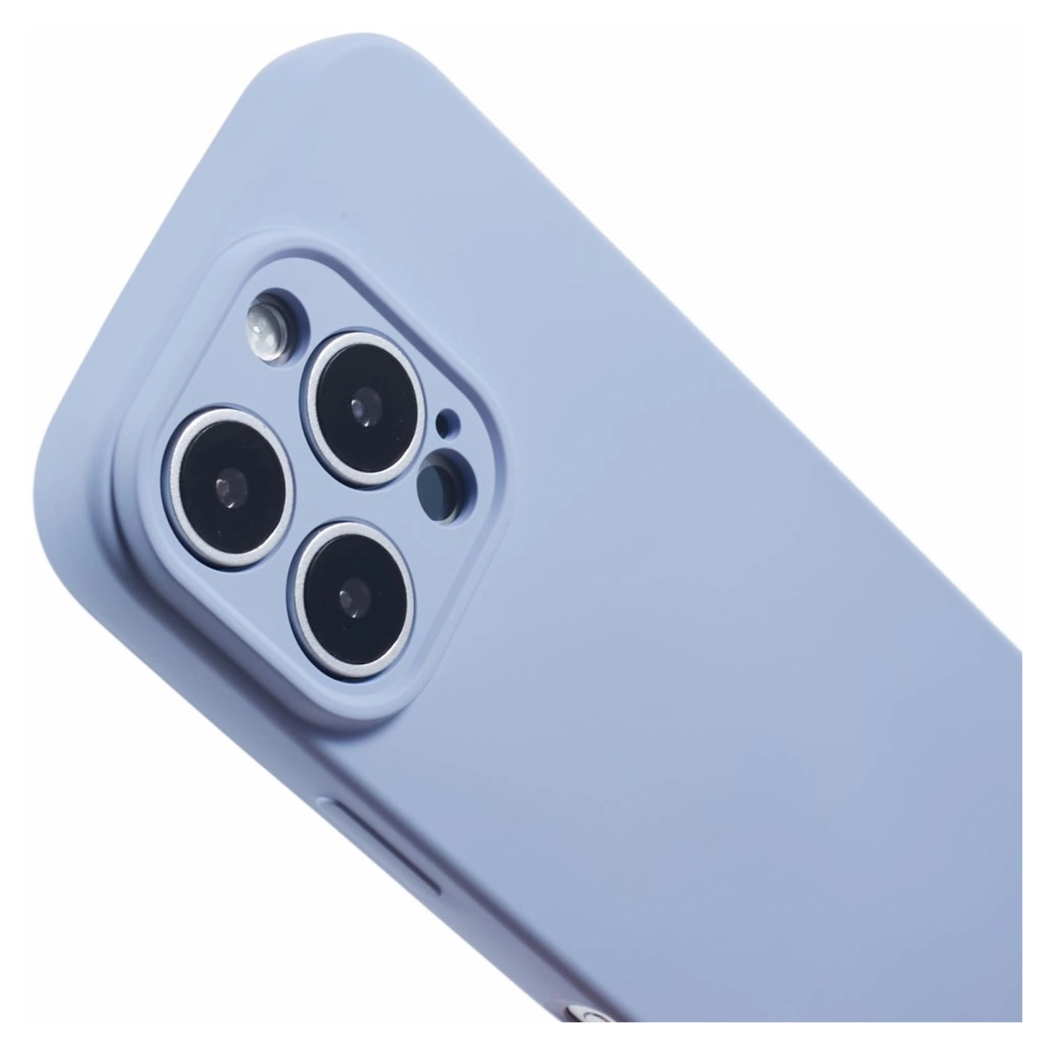 iPhone 16 Pro Max Hoesje met Koord en Camera Bescherming Back Cover Lichtpaars afbeelding 8