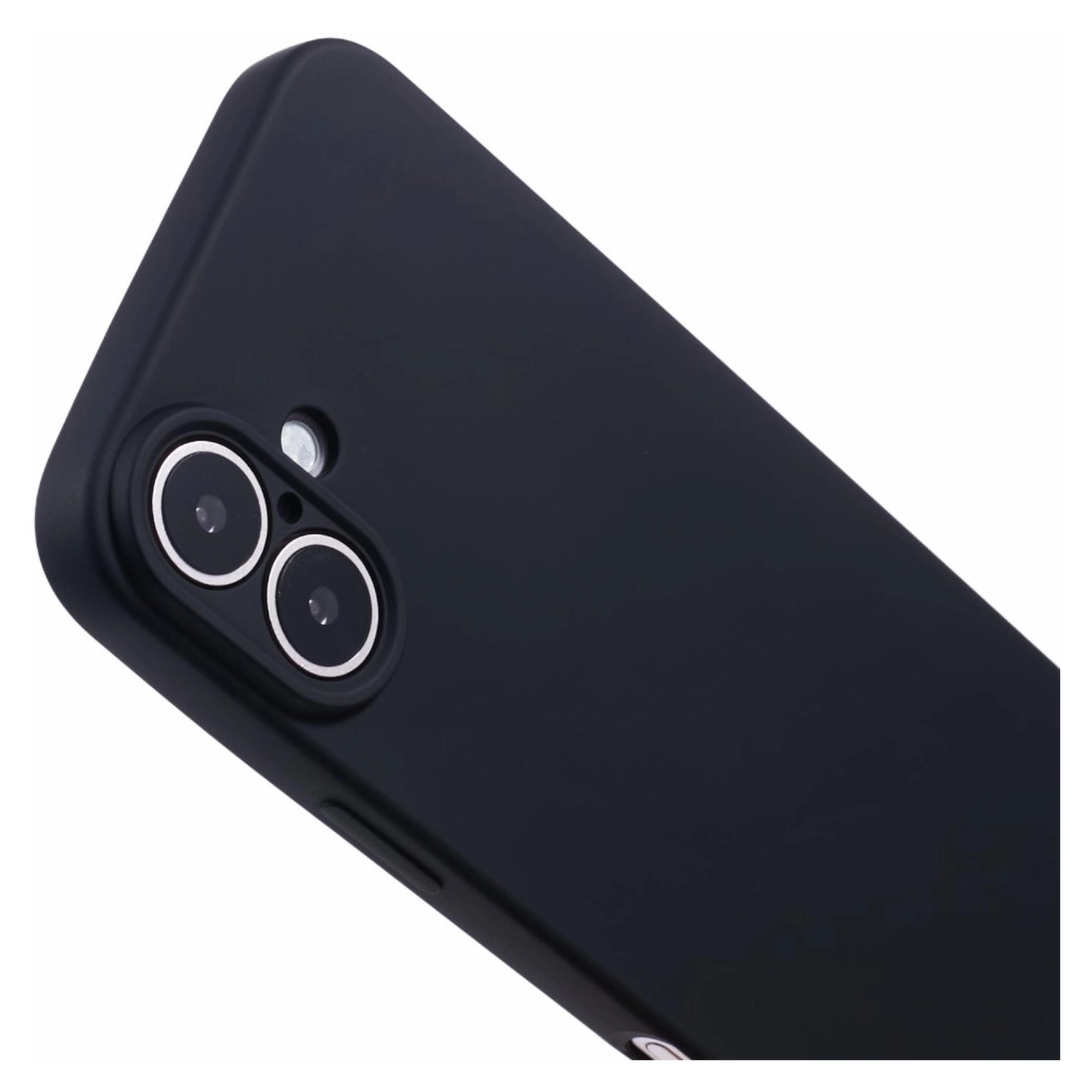 Apple iPhone 16 Plus Hoesje met Koord en Camera Bescherming Back Cover Zwart afbeelding 8
