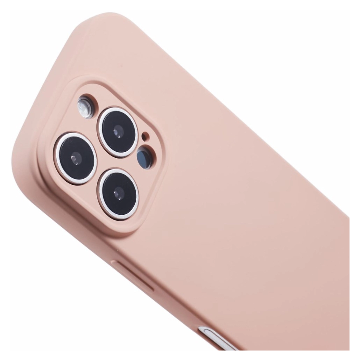 Apple iPhone 16 Pro Hoesje met Koord en Camera Bescherming Back Cover Roze afbeelding 8