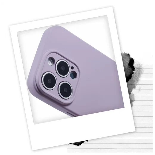 Apple iPhone 16 Pro Hoesje met Koord en Camera Bescherming Back Cover Paars afbeelding 2