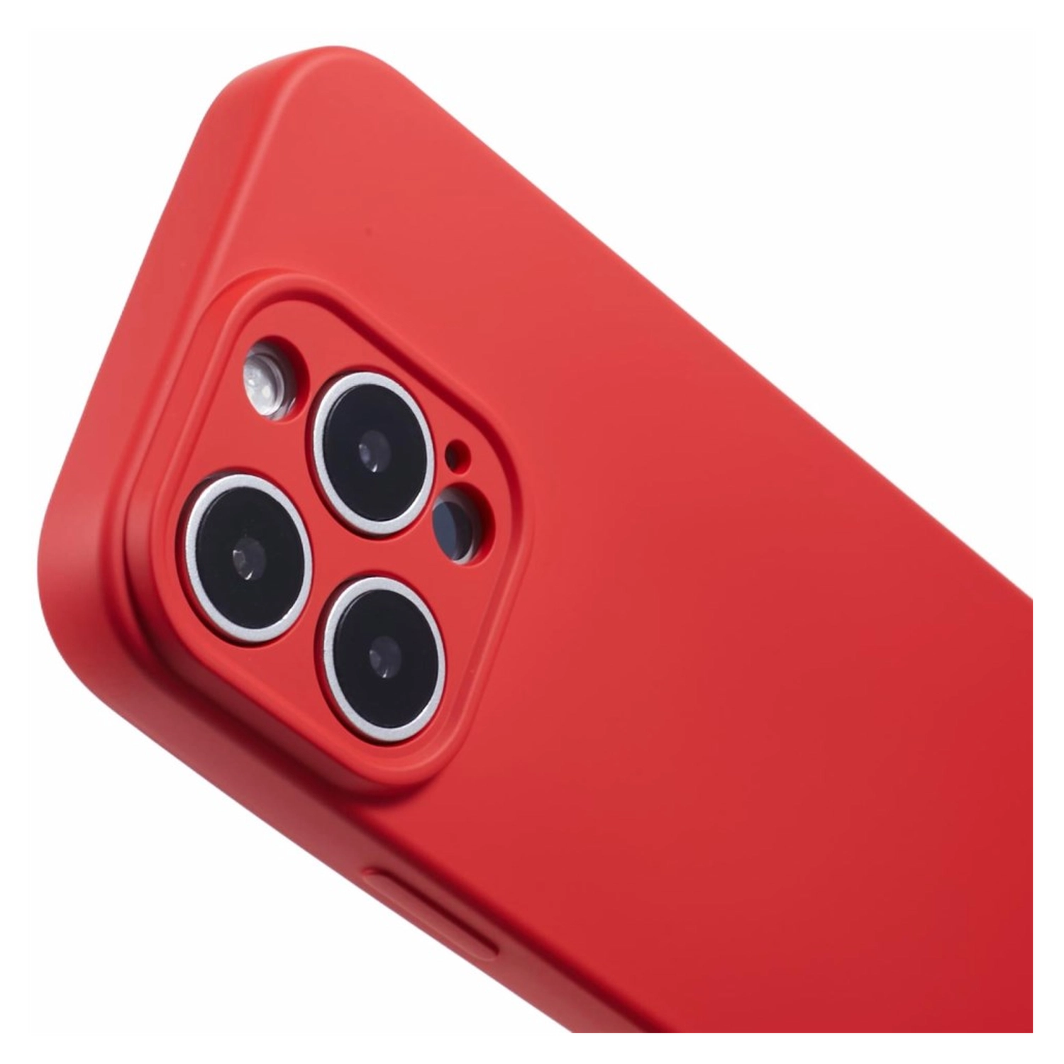 Apple iPhone 16 Pro Hoesje met Koord en Camera Bescherming Back Cover Rood afbeelding 8
