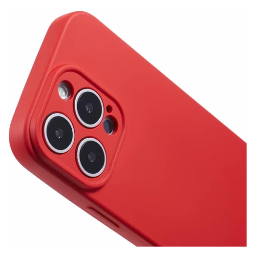 Apple iPhone 16 Pro Hoesje met Koord en Camera Bescherming Back Cover Rood afbeelding 8
