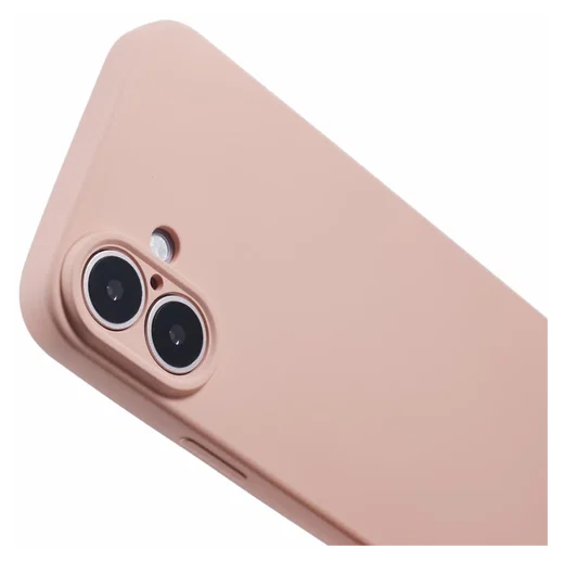 Apple iPhone 16 Hoesje met Koord en Camera Bescherming Back Cover Roze afbeelding 8