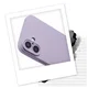Apple iPhone 16 Hoesje met Koord en Camera Bescherming Back Cover Paars afbeelding 2