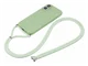 Apple iPhone 16 Hoesje met Koord en Camera Bescherming Back Cover Matcha Groen afbeelding 6