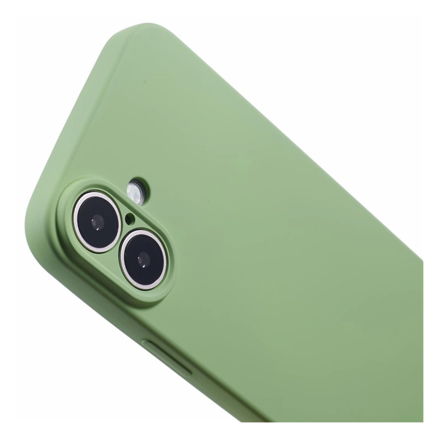 Apple iPhone 16 Hoesje met Koord en Camera Bescherming Back Cover Matcha Groen afbeelding 8
