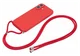 Apple iPhone 16 Hoesje met Koord en Camera Bescherming Back Cover Rood afbeelding 6