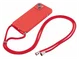 Apple iPhone 15 Hoesje met Koord en Camera Bescherming Back Cover Rood afbeelding 6