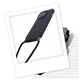 iPhone 15 Pro Max Hoesje met Koord en Camera Bescherming Back Cover Zwart afbeelding 2