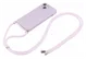 Apple iPhone 14 Hoesje met Koord en Camera Bescherming Back Cover Paars afbeelding 6