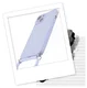 Apple iPhone 14 Hoesje met Koord en Camera Bescherming Back Cover Lichtpaars afbeelding 2