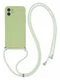 Apple iPhone 11 Hoesje met Koord en Camera Bescherming Back Cover Matcha Groen afbeelding 1