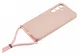 Samsung Galaxy S25 Hoesje met Koord en Camera Bescherming Back Cover Roze afbeelding 7