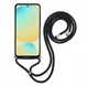 Samsung Galaxy S25 Hoesje met Koord en Camera Bescherming Back Cover Zwart afbeelding 6