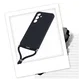 Samsung Galaxy A56 Hoesje met Koord en Camera Bescherming Back Cover Zwart afbeelding 2