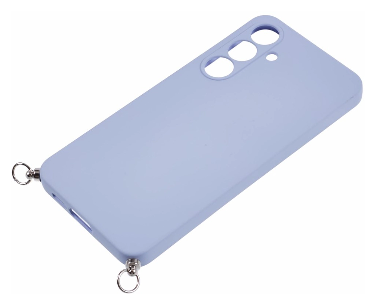Samsung Galaxy A36 Hoesje met Koord en Camera Bescherming Back Cover Lichtpaars afbeelding 9