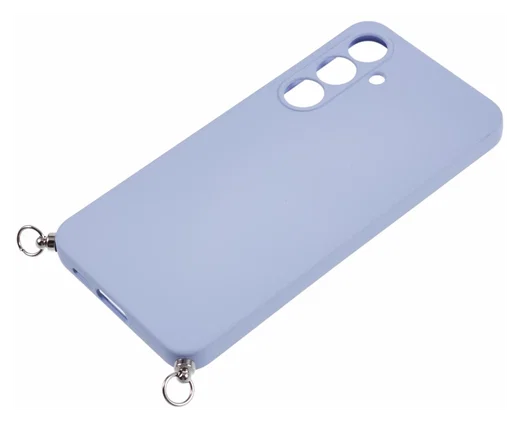 Samsung Galaxy A36 Hoesje met Koord en Camera Bescherming Back Cover Lichtpaars afbeelding 9