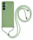 Samsung Galaxy A36 Hoesje met Koord en Camera Bescherming Back Cover Matcha