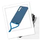 Samsung Galaxy A16 Hoesje met Koord en Camera Bescherming Back Cover Blauw afbeelding 2
